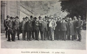 Assemblée générale Echternach 15 juillet 1923