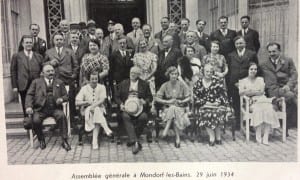 Assemblée générale Mondorf les bains 29 juin 1934
